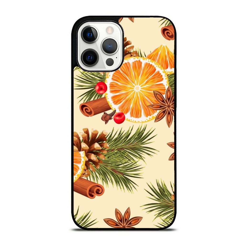 Orange Pattern Iphone Case